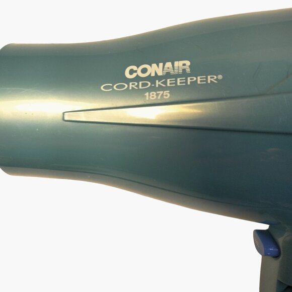 Conair Cord Keeper 1875 Hair Dryer folding Handle Retractable Cool Shot Button - Picture 3 of 13
